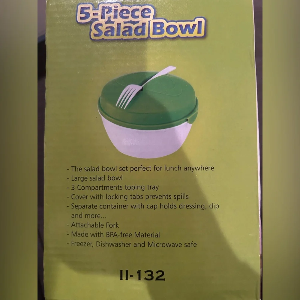 INNOVATIVE LIVING 5 piece Salad Bowl NWT